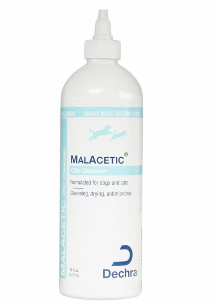 Malacetic otic dog ear cleaner